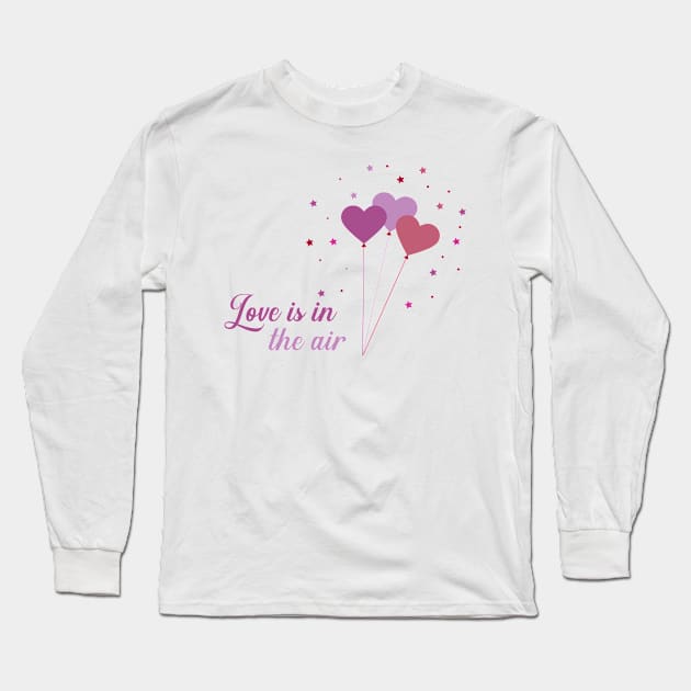 Love is in the air Long Sleeve T-Shirt by Love83